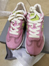 圖瓦西厚底阿甘鞋女2026春秋季新款炸街復古做舊粉紅色運動(dòng)老爹德訓鞋潮 粉色 單層 37 (235mm) 曬單實(shí)拍圖