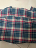 袋鼠100%純棉磨毛長(cháng)袖襯衫男春秋季磨毛免燙格子商務(wù)休閑打底襯衣男潮 IF25143綠紅格 M 推薦90-120斤 曬單實(shí)拍圖