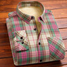恒源祥冬季女士純棉格子保暖襯衫女加絨加厚韓版修身顯瘦百搭襯衣女 20215 40 135-145斤 曬單實(shí)拍圖