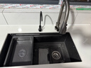 JOMOW九牧王5.0加厚廚房水槽大單槽304不銹鋼洗菜盆一體盆壓紋集渣盆 頂配75*45【5.0厚隔渣雙重過(guò)濾】 曬單實(shí)拍圖