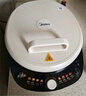 美的（Midea）電餅鐺 電餅檔 家用雙面加熱煎烤機烙餅專(zhuān)用鍋 加大加深三明治機早餐機大尺寸烤肉抗菌電煎鍋30J58 曬單實(shí)拍圖