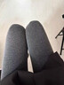 iosn秋冬季加厚煙灰色連褲襪加絨奶咖色打底褲保暖咖啡踩腳襪白絲襪女 煙灰色 0條 900d羽毛絨平紋踩腳 曬單實(shí)拍圖