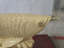 大明銅匠絨沙金大號金龍魚(yú)擺件招財開(kāi)業(yè)喬遷之喜搬家禮物客廳辦公室裝飾品 曬單實(shí)拍圖