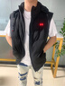 似晨繽紛智能充電加熱馬甲控溫男士連帽女電熱背心馬夾定制 2萬(wàn)毫安充電寶 XL 曬單實(shí)拍圖