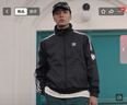 adidas休閑簡(jiǎn)約三條紋梭織立領(lǐng)夾克外套男裝秋季阿迪達斯三葉草   黑色（推薦選大一碼）   L 曬單實(shí)拍圖