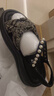 星期六（St&Sat）露趾涼鞋女仙女風(fēng)2025新款夏季外穿厚底女士休閑沙灘鞋 黑色 37 曬單實(shí)拍圖