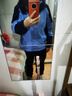 西域駱駝（VANCAMEL）風(fēng)衣男女裝防風(fēng)保暖單層沖鋒衣休閑工裝夾克運動(dòng)登山服春秋款外套 1858藍色-女 XL 曬單實(shí)拍圖