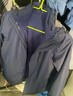 UOSO男士沖鋒衣男三合一秋冬新款戶(hù)外外套可拆卸內膽加絨加厚夾克男 V-A52-N2250-115黑色*2 L 175(加絨加厚) 曬單實(shí)拍圖