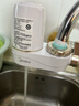 美的（Midea）凈水器水龍頭過(guò)濾器家用自來(lái)水過(guò)濾器凈水器直飲廚房衛生間通用除余氯除水垢雙出水可清洗濾芯 微氣泡一機2芯【12級去除農殘】 曬單實(shí)拍圖