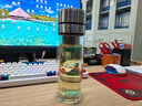 天嶼一鍵開(kāi)蓋茶水分離雙層玻璃杯男士高檔泡茶杯個(gè)人專(zhuān)用車(chē)載禮品水杯 曬單實(shí)拍圖