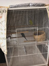 寵兒新家亞克力透明防灑鳥(niǎo)籠子鸚鵡籠子 豪華大號別墅大型寵物家用繁殖籠 A款標配 (白色) 曬單實(shí)拍圖