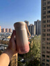 CMSH保溫杯女士316不銹鋼簡(jiǎn)約小巧便攜學(xué)生上學(xué)專(zhuān)用高顏值泡茶水杯子 米色410ml-帶濾網(wǎng)【316不銹鋼內膽】 曬單實(shí)拍圖