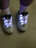 HYSMQ時(shí)尚LED七彩發(fā)光鞋帶熒光編織夜跑運動(dòng)炫酷表演蹦迪多色鞋帶 白色【120cm】 曬單實(shí)拍圖