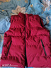 2026新款男女款運動(dòng)秋冬季棉服馬甲百搭休閑外套坎肩棉衣保暖背心 M66紅色 XL 曬單實(shí)拍圖