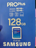 三星（SAMSUNG）128GB SD存儲卡 高速PRO藍卡 U3SD相機內存卡支持微單/單反相機4K視頻 讀速180MB/s寫(xiě)速130MB/s 曬單實(shí)拍圖