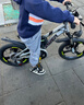 永久兒童自行車(chē)6 12歲男女孩8-10-15青少年超輕變速減震山地車(chē)20 22寸 鎂合金一體輪+7級變速 16寸 銀色 曬單實(shí)拍圖