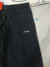 李寧運動(dòng)褲女新款2025春季衛褲直筒寬松休閑褲女顯瘦女子長(cháng)褲 經(jīng)典黑(平口+拉鏈口袋) M (平時(shí)穿L建議拍) 曬單實(shí)拍圖