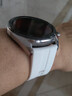 ONTR 適用華為手表WatchGT/GT2e表帶GT3/4硅膠GT5Pro透氣ELA-B19/HCT/FTN-B19運動(dòng)VID/JPT/ODN-B19腕帶 白色-【銀扣】 華為/榮耀表帶-22mm 曬單實(shí)拍圖