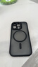 ROCK適用蘋(píng)果16 Pro手機殼iPhone16Pro保護套磁吸Magsafe防摔鏡頭全包精孔硅膠簡(jiǎn)約不粘指紋黑色 曬單實(shí)拍圖