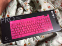羅技（G）PRO X TKL RAPID/GPW RT快銀磁軸電競鍵盤(pán)  FPS/無(wú)畏契約/瓦羅蘭特 RT快速觸發(fā)（粉色） 曬單實(shí)拍圖