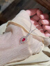 ?？ㄒ溃℉EEKAIYI）緬甸鴿血紅寶石項鏈戒指手鏈耳釘裸石戒指吊墜珠寶首飾18k金定制 定金【紅寶石項鏈定制】 曬單實(shí)拍圖