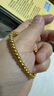老廟黃金項鏈足金精品項鏈肖邦鏈 約5.1g 曬單實(shí)拍圖