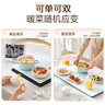 美的（Midea）暖菜板折疊 2025新款石墨烯速熱飯菜加熱板家用加熱杯墊保溫板保溫墊多功能暖菜神器HBU8045FZ Pro 曬單實(shí)拍圖