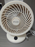 海爾（Haier） 電風(fēng)扇迷你USB手持充電臺式循環(huán)扇風(fēng)扇輕音辦公室桌面小型掛壁風(fēng)扇小型空氣循環(huán)扇學(xué)生宿舍風(fēng)扇 機械款LSF-CM101(W) 曬單實(shí)拍圖