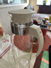HARIO 日本進(jìn)口家用冷熱水壺耐熱玻璃水壺大容量花茶果汁飲料茶壺杯RP 象牙白1.4L 曬單實(shí)拍圖