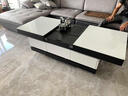 電動(dòng)智能升降茶幾巖板伸縮功夫自動(dòng)多功能煮泡茶桌茶爐客廳電視柜 A升降智能茶幾：玻璃面 曬單實(shí)拍圖