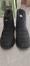 駱駝（CAMEL）防潑水加絨抓地保暖增高厚底戶(hù)外雪地靴男 G15W342003 黑色 42 曬單實(shí)拍圖