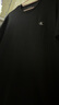 Calvin KleinJeans夏男女情侶休閑簡(jiǎn)約ck字母純色內搭純棉針織短袖T恤上衣 UB1-太空黑 L 曬單實(shí)拍圖