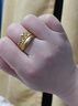 周生生黃金戒指 足金愛(ài)情密語(yǔ)皇冠戒指女款 生日禮物90227R 計價(jià) 2.95克 曬單實(shí)拍圖
