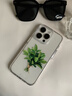 素洛適用蘋(píng)果17promax手機殼小清新水滴柚子葉插畫(huà)iPhone16pro創(chuàng  )意簡(jiǎn)約超好看15高級感透明男女14防摔 水滴柚子葉插畫(huà)透明大孔 iPhone 14 Pro 曬單實(shí)拍圖