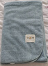 加大加厚新款家用竹炭抗菌浴巾吸水柔軟速干素色洗澡裹巾 淺藍 90x180cm/550g 曬單實(shí)拍圖
