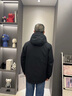 皮爾卡丹[一衣五穿]羽絨服男冬季90白鵝絨加厚保暖中長(cháng)款中年防寒服外套男 黑色 【可脫卸鵝絨】 XL (180) 130-145斤 曬單實(shí)拍圖