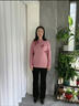 羅蒙媽媽裝加絨加厚毛衣女冬季中老年人半高領(lǐng)加厚針織打底保暖上衣女 紫色 【 加絨】 加厚 M 建議【80-95斤】 曬單實(shí)拍圖