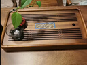器酋 家用胡桃木茶盤(pán)實(shí)木茶托盤(pán)小型簡(jiǎn)約辦公盛水蓄水長(cháng)方形干泡茶臺 北美胡桃木盛水茶盤(pán)48*27*5.5 曬單實(shí)拍圖