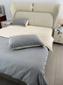 LAVIE HOME羅萊出品200支長(cháng)絨棉床上四件套純棉全棉床單被套床笠被罩定制 蘭町 峰白紳灰 床單款 1.5m四件套 曬單實(shí)拍圖
