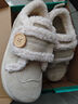 啄木鳥(niǎo)加絨勃肯鞋女25年冬季新款小白鞋皮毛一體棉鞋防滑百搭保暖雪地靴 米白色 37 (235mm) 曬單實(shí)拍圖