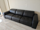 M&D CASA半青皮真皮沙發(fā)頭層牛皮零靠墻電動(dòng)功能可調節靠背直排像素沙發(fā) 墨翠黑|半青皮|大三人位2.96m|雙電動(dòng) 曬單實(shí)拍圖
