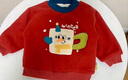 嘟嘟家兒童衛衣半高領(lǐng)秋冬男童上衣加絨冬裝女童長(cháng)袖衣服卡通寶寶童裝潮 紅色 110 曬單實(shí)拍圖