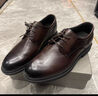 奧康（Aokang）男鞋2025秋季新款正裝皮鞋牛皮系帶商務(wù)職業(yè)伴郎舒適男鞋黑色43碼 曬單實(shí)拍圖