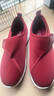 回力女鞋媽媽鞋女中老年人魔術(shù)貼健步鞋軟底舒適休閑加寬布鞋子女 酒紅色【魔術(shù)貼款】 38 曬單實(shí)拍圖