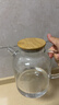 幾物森林 茶壺冷水壺涼水壺高硼硅玻璃大容量家用泡茶壺果汁壺水壺 1.8升 曬單實(shí)拍圖