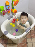 小沐馬兒童洗澡桶可坐寶寶大號泡澡桶嬰兒浴桶家用小孩加厚洗澡盆 小號款【0-10歲無(wú)感溫】+洗浴禮包 曬單實(shí)拍圖