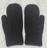 蘭萊美老年人保暖針織全包指連指手套加絨悶子秋冬老人保暖戶(hù)外防寒男士 鹿角標連指包套【黑色】 均碼 曬單實(shí)拍圖