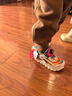 李寧童鞋兒童運動(dòng)鞋男小童小極光減震回彈旋鈕扣休閑鞋27YKNU090-37 曬單實(shí)拍圖