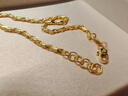 六福珠寶新年禮物 黃金手鏈如魚(yú)得水小金魚(yú)足金手鏈 計價(jià) 約4.26克 曬單實(shí)拍圖