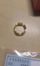 金小貅黃金戒指女足金999豬鼻子戒指時(shí)尚條戒亮面鏈條戒送朋友生日禮物 豬鼻子戒指 15號圈口 約1g 曬單實(shí)拍圖